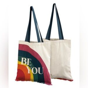 Colorful Pride Canvas Tote Bag - Be You Design